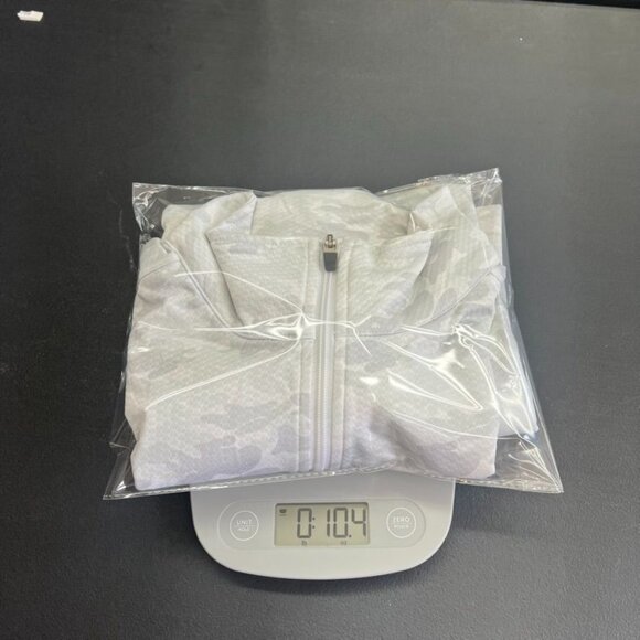 Straight Down Light Grey and White Camouflage Womens Zip Up Jacket Size S - Picture 15 of 15